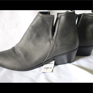 Express Black Ankle Boots